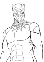 Disegni di Black Panther da colorare