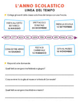 La Linea Del Tempo Dell’anno Scolastico