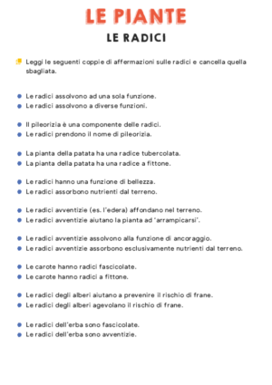 Le radici – cancella