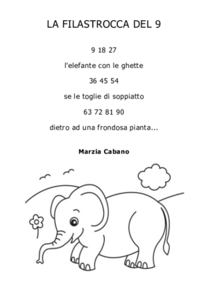 La filastrocca del  9