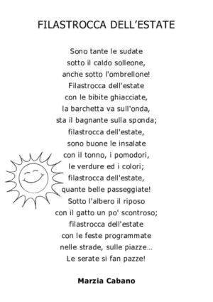 Filastrocca dell'estate