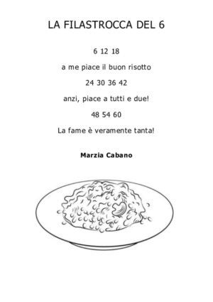La filastrocca del  6